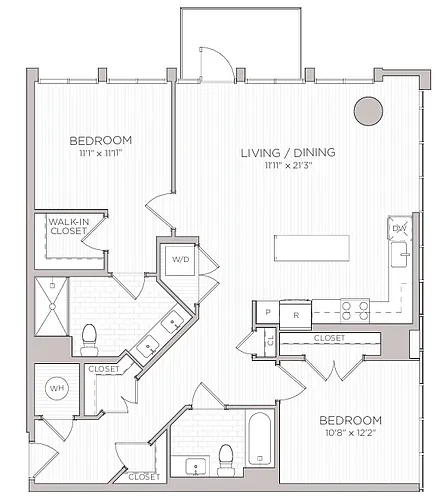 Floor plan B8 2B