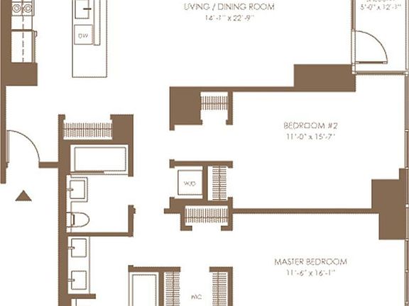 2nd image of 101 W 24th St APT 17D