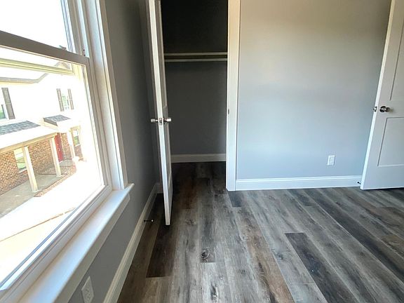 Second bedroom, this room has TWO closets for extra storage.