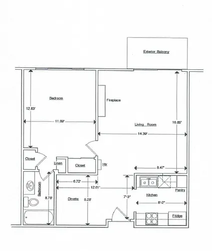 Floor plan Rose