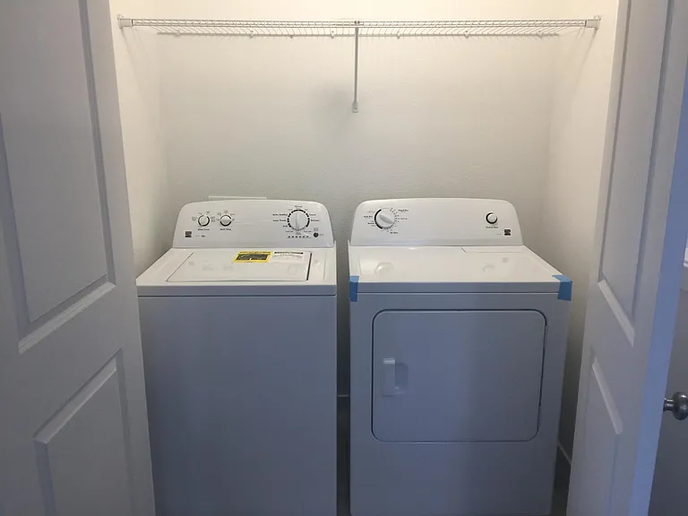 Washer and Dryer - upstairs