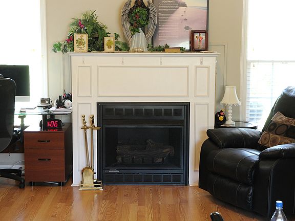 Fireplace and Wood Floor