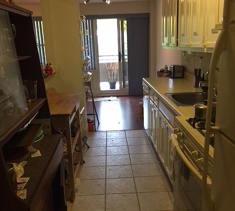 Kitchen into Living Room