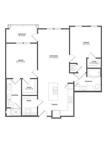 Floor plan B1