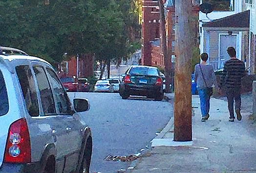 #5 bus line out front