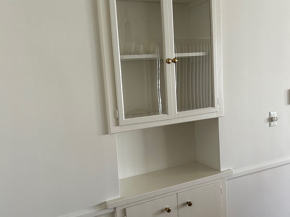 Opposite dining room table