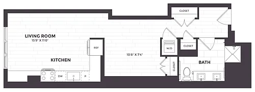 Floor plan Studio ANSI-03