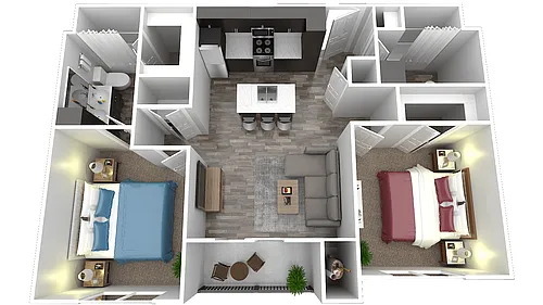 Floor plan The Katy