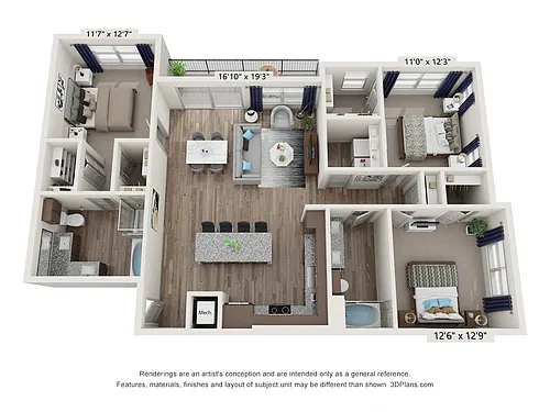 Floor plan C1