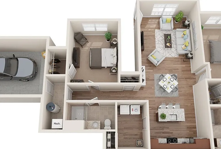 2 Bedroom / 2 Bath - 1st Floor with Attached Garage 2 Bedroom / 2 Bath - 1st Floor with Attached Garage