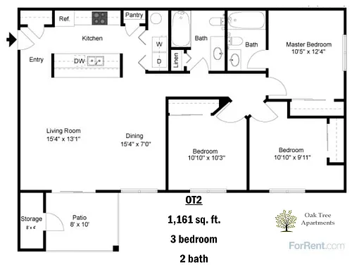 Floor plan OT2 3x2