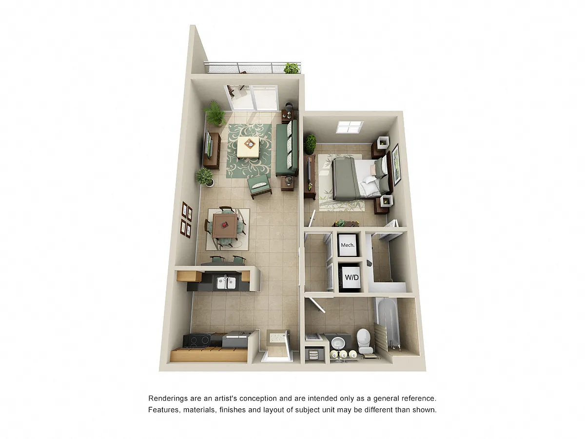 Floor plan Model A