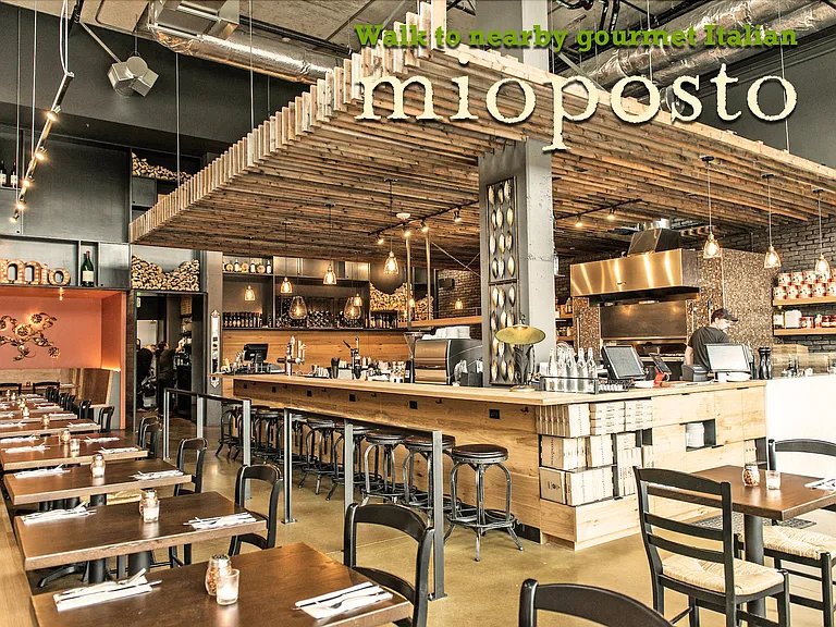 Mercer Island amenities, including most restaurants, are within easy walking distance