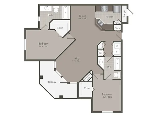 Floor plan Delano