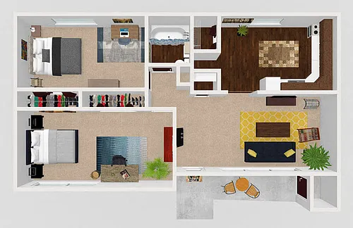 Floor plan Oak