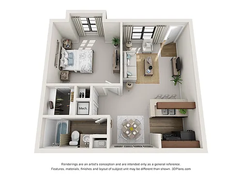 Floor plan A2 Renovated