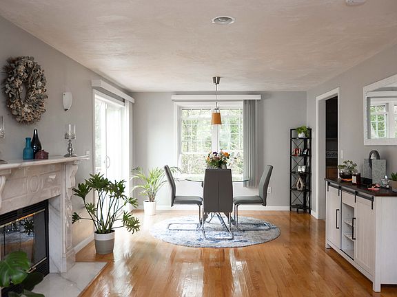 Living room and dining