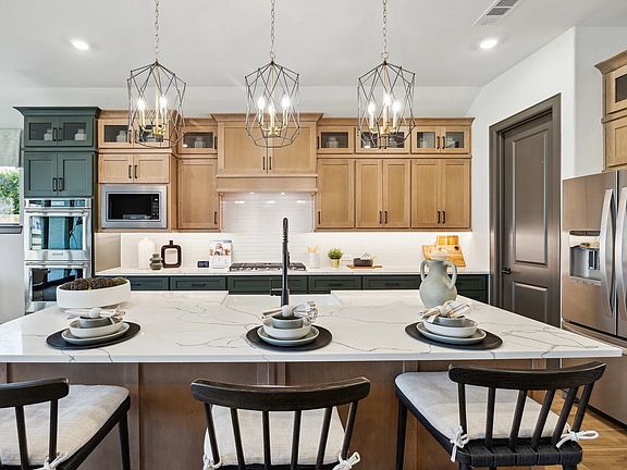 Plan 4534 kitchen - staged