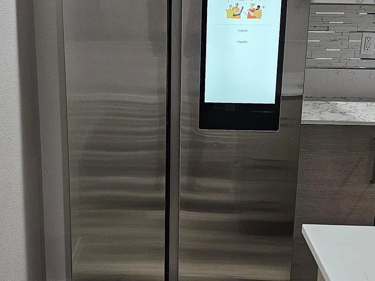 Samsung Fridge with Family Hub.