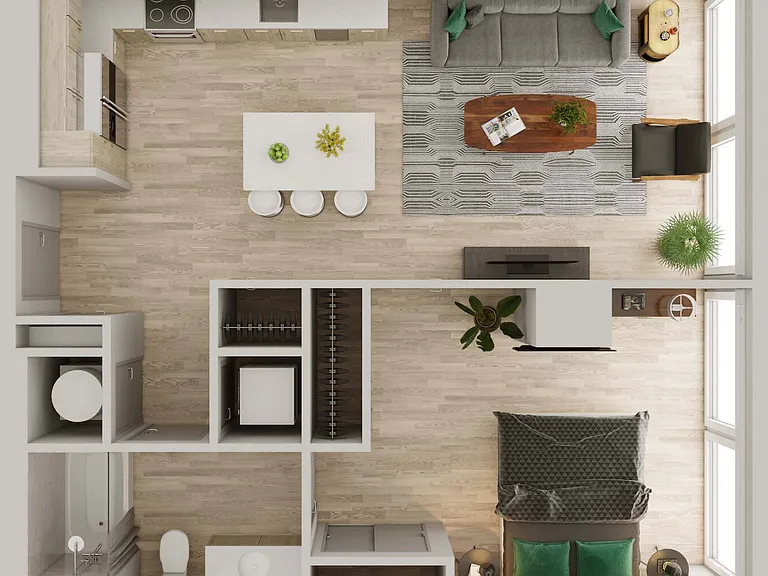A1 floor plan 400H