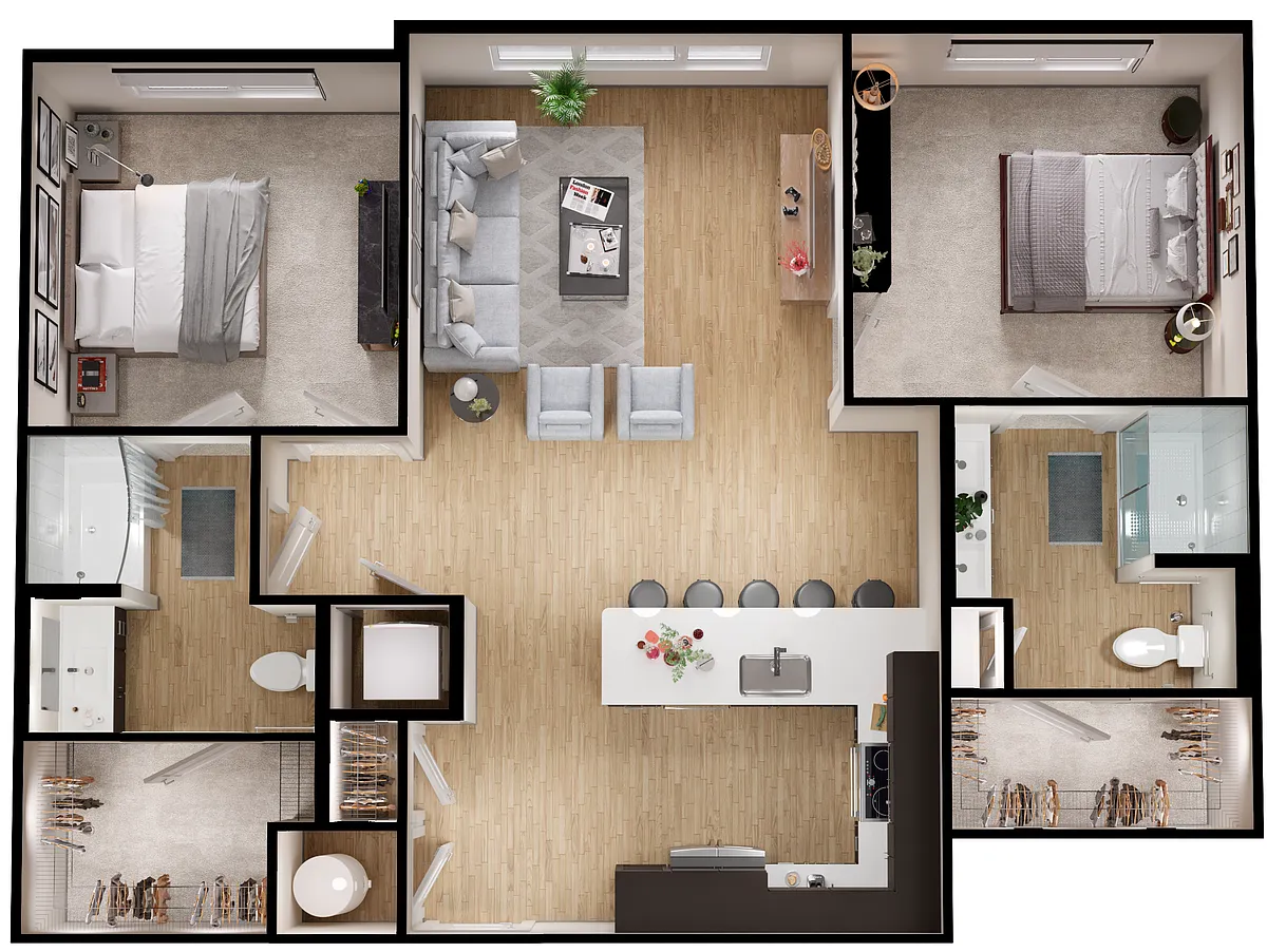 Floor plan B3