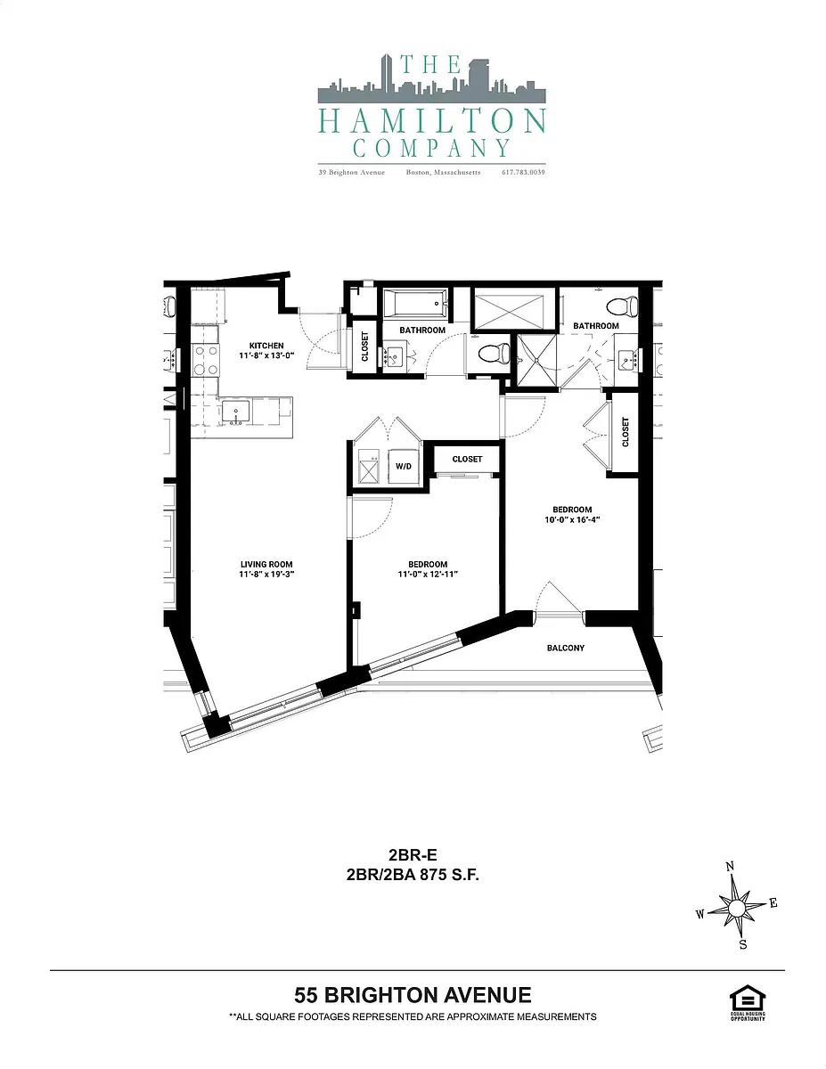Floor plan 2BR-E