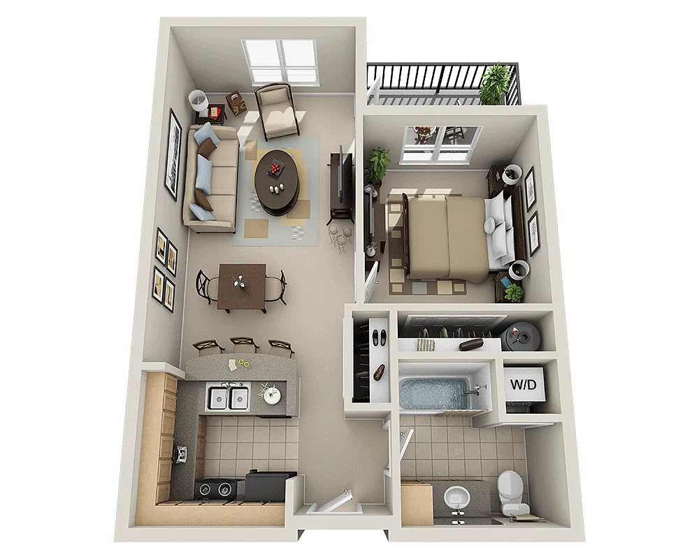 Floor plan Plan A1B