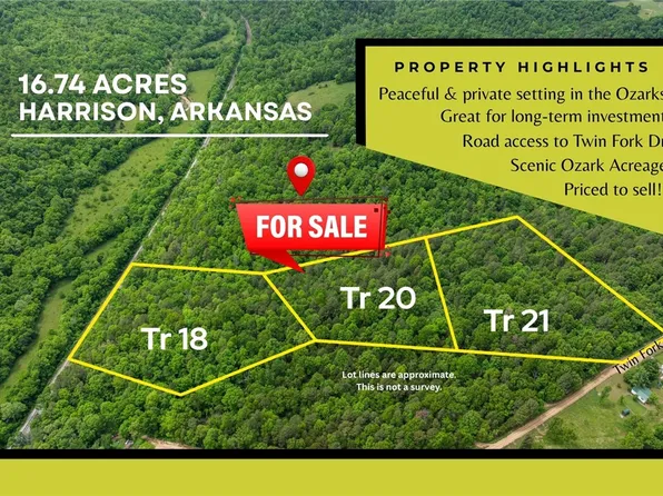 Twin Fork Drive 21 Tract 18-20, Harrison, AR 72601