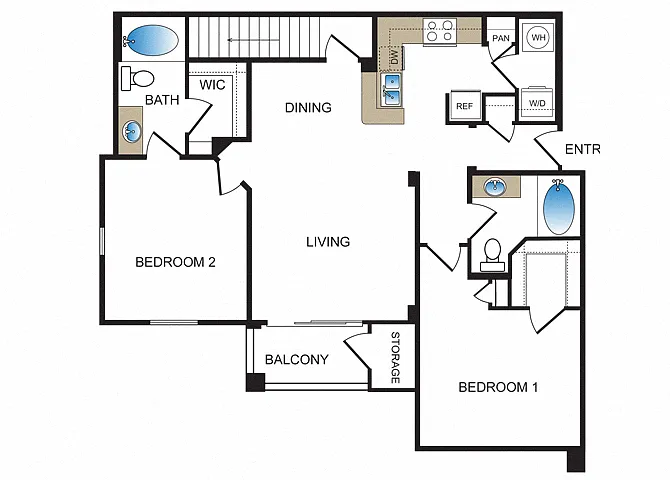 Floor plan B2
