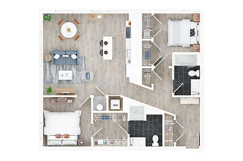Floor plan B7B - II