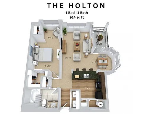 Floor plan Holton