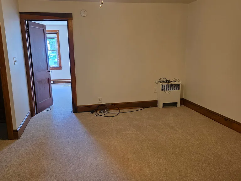 Bedroom with new carpet and new paint