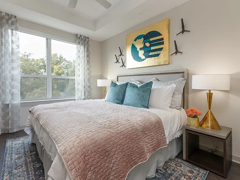 Spacious Bedroom fits a King-sized bed (St. Arnold A Floorplan)