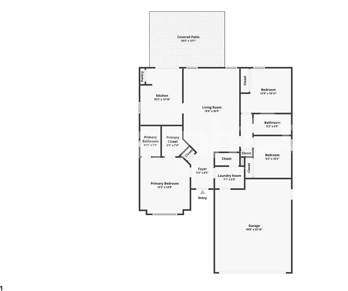 3 bed, 2.0 bath, 1203 sqft, $1,885 — Photo 2