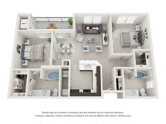 Floor plan B1 Renovated