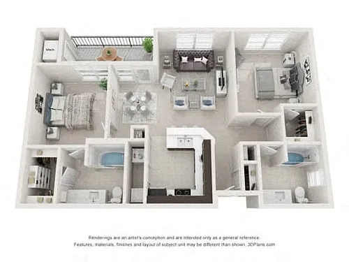 Floor plan B1 Renovated