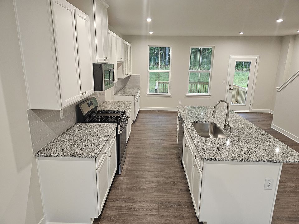 Closer look of the kitchen