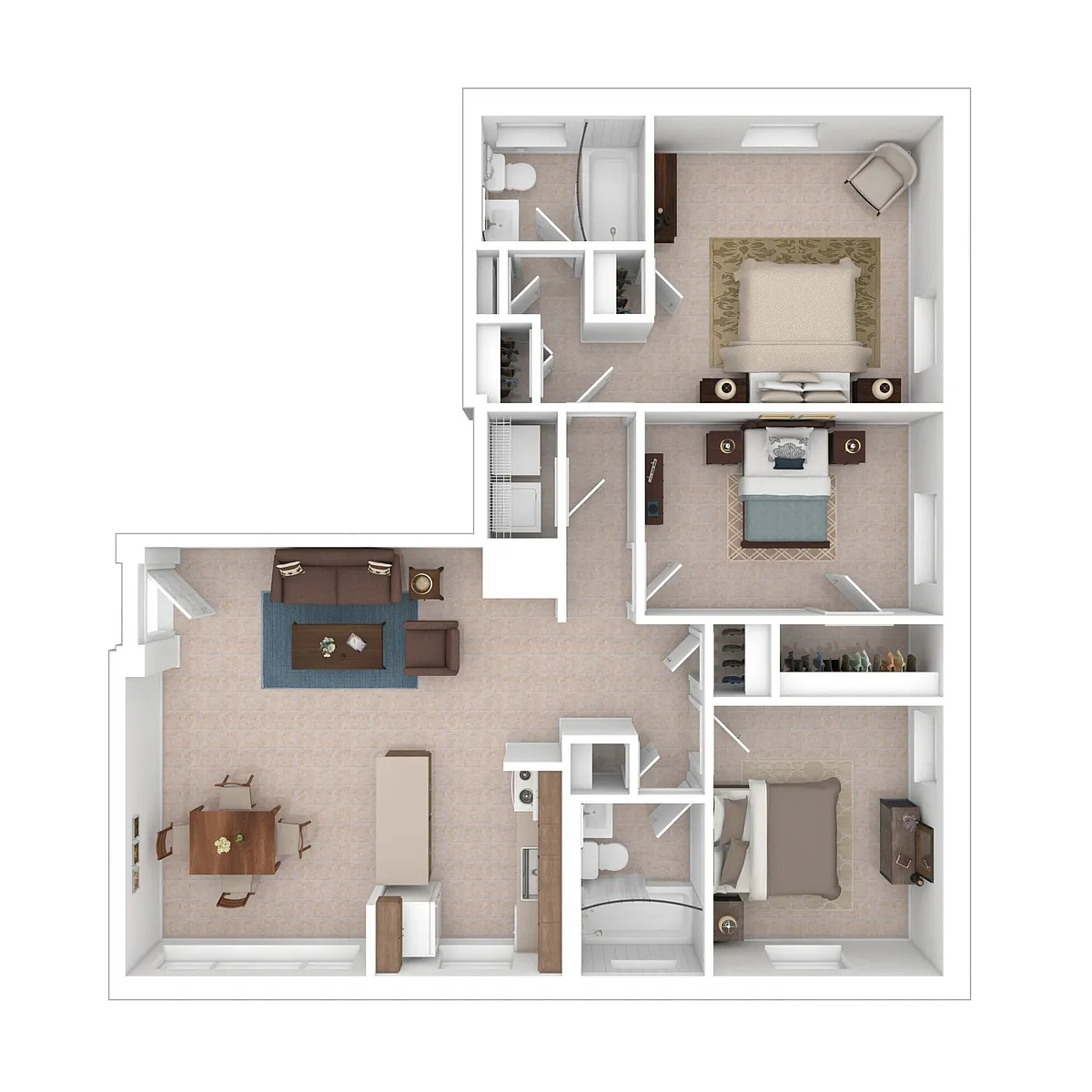 Floor plan 3B