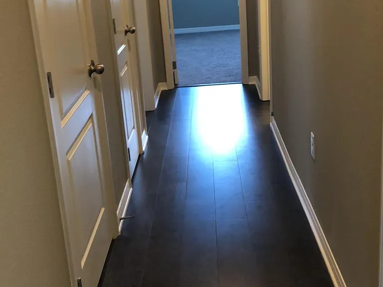 View from master to other 2 bedrooms and full bath