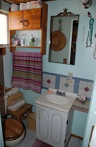 Full  bath in bunk house