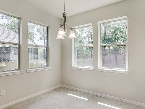 Sun-lit dining area