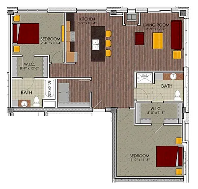 Floor plan 3-I