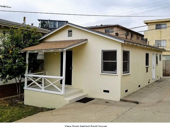 Front and side of house