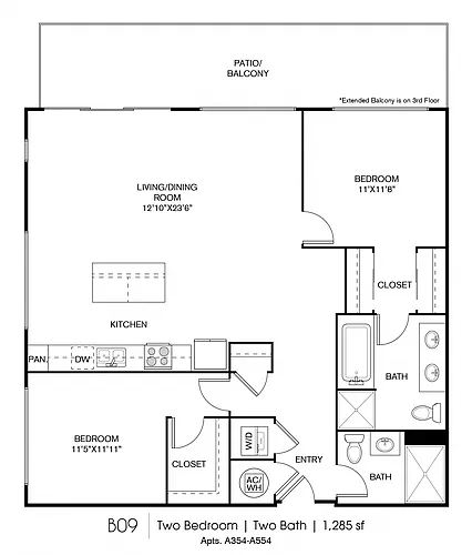Floor plan B09