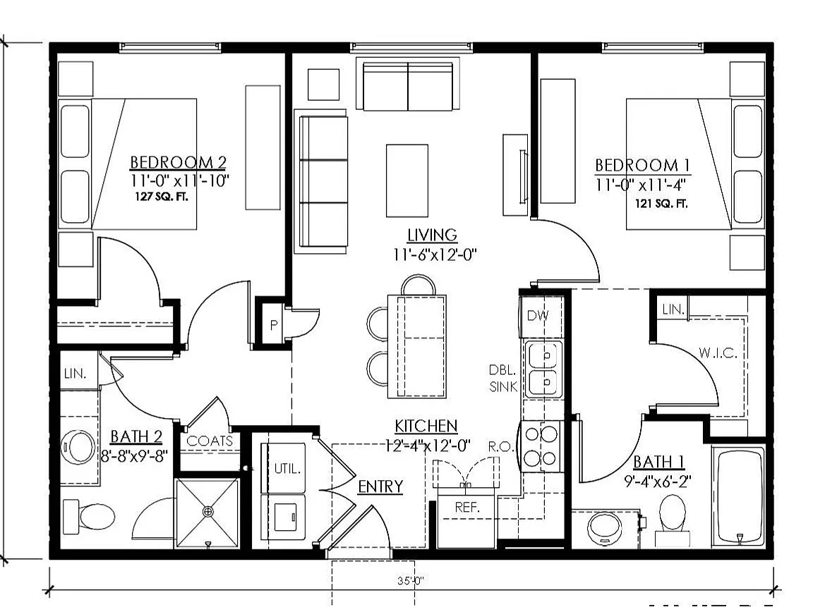 Floor plan B-1