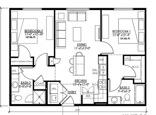 Floor plan B-1