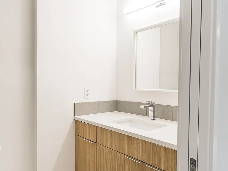 Bathroom with under-sink storage