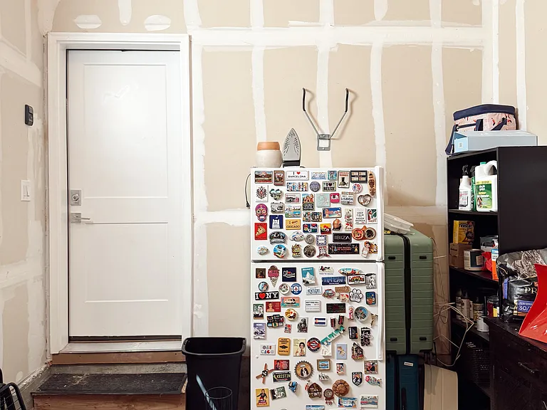 garage and outdoor fridge