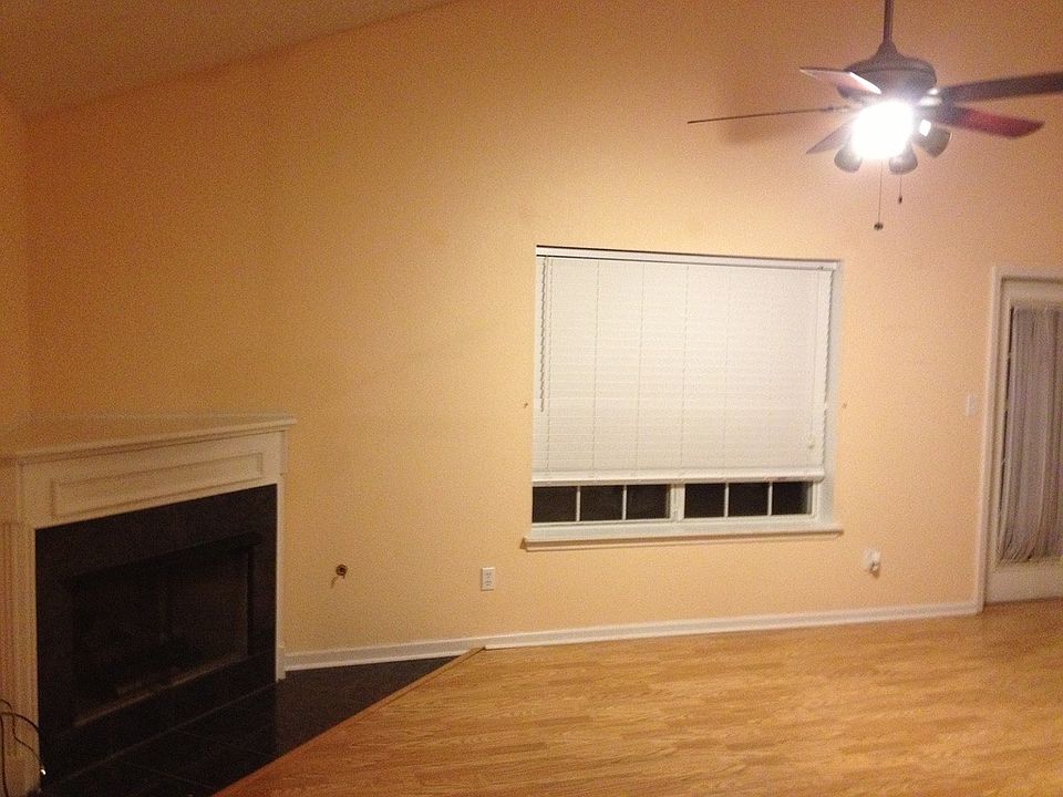 Gas fireplace in living room