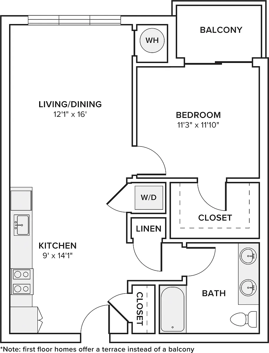 Floor plan A03